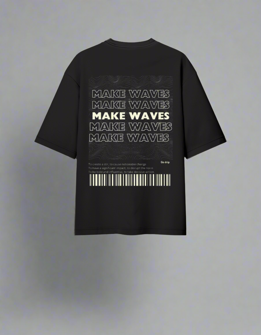 MAKE WAVES Oversized Tee